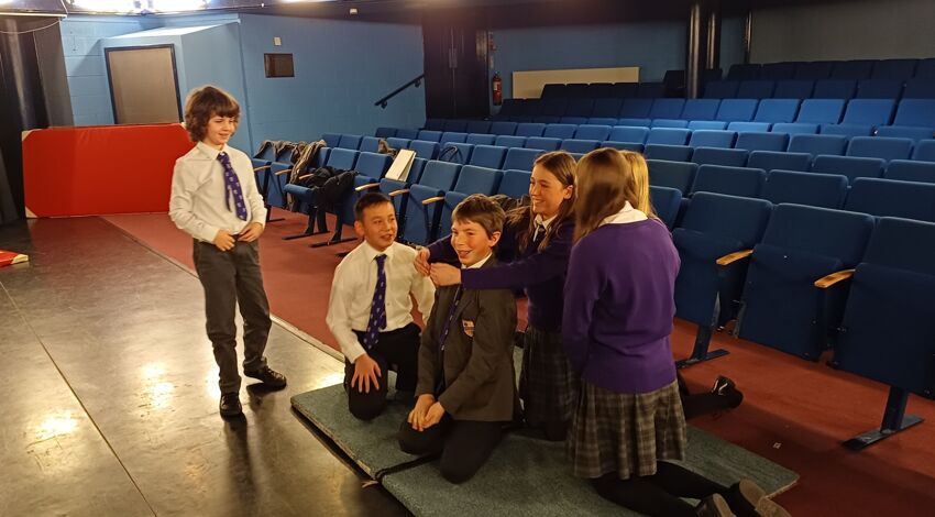 Kingsley Devon students explore the world of Platform Theatre with Box House Theatre Company