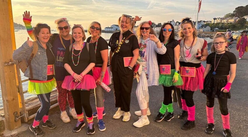 Kingsley Take on the Nightwalk for North Devon Hospice