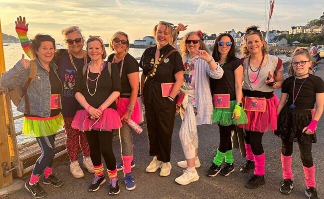 Kingsley Take on the Nightwalk for North Devon Hospice