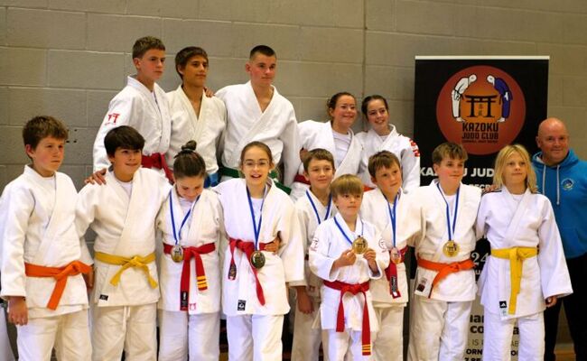 Kingsley Judo Club Champions at the Kazoku Trophy Cup