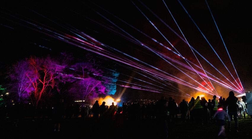 Kingsley Reimagines Bonfire Night with a Stunning Modern Laser Show 